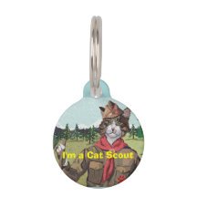 Cat Scouts Cat ID Label