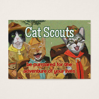 Cat Scouts (TM) lidmaatschapskaart Visitekaartje