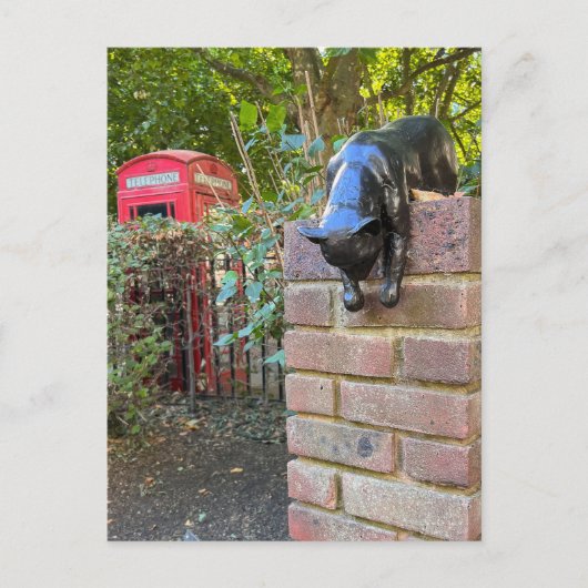Cat Sculpture, London UK Briefkaart (Voorkant)