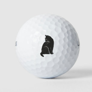 Cat Shadow Silhouette Black Animal Golfballen