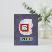 Cat Sits For Ybook Photo Carte Postale (Debout devant)