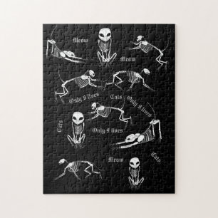 Cat skelet puzzel