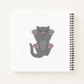 Cat Slaping Notitieboek (Achterkant)