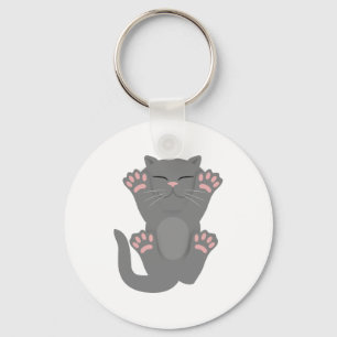 Cat Slaping Sleutelhanger