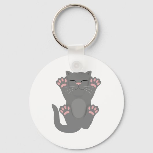 Cat Slaping Sleutelhanger (Voorkant)
