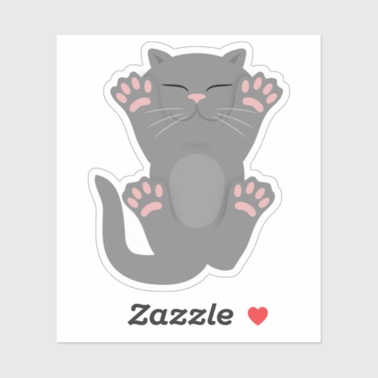 Cat Slaping Sticker (Vel)