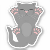 Cat Slaping Sticker (Voorkant)