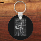 Cat Smoking Cigarette Racoon Ossum Funny Meme Cowb Sleutelhanger (Voorkant)