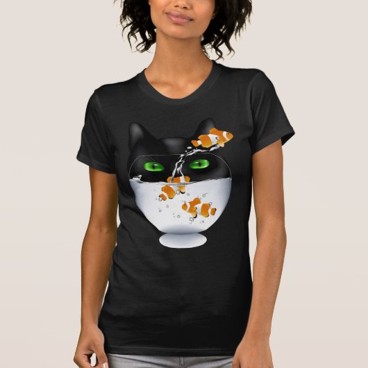 Cat Snack Attack T-shirt (Voorkant)