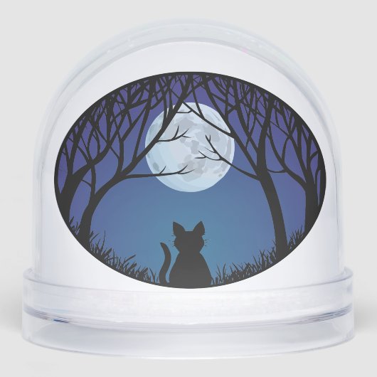 Cat Snow Globe Personalized Cat Lover Snow Globe (Avant)