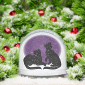 Cat Snow Globe Personalized Cat Lover Snow Globe (Noël)