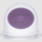 Cat Snow Globe Personalized Cat Lover Snow Globe (Arrière)