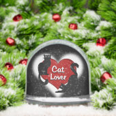 Cat Snow Globe Personalized Cat Lover Snow Globe (Noël)