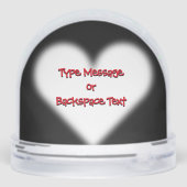 Cat Snow Globe Personalized Cat Lover Snow Globe (Arrière)