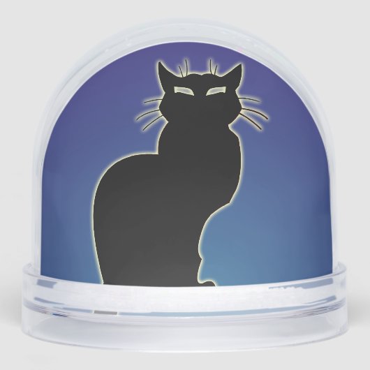 Cat Snow Globe Personalized Cat Lover Snow Globe Sneeuwbol (Voorkant)