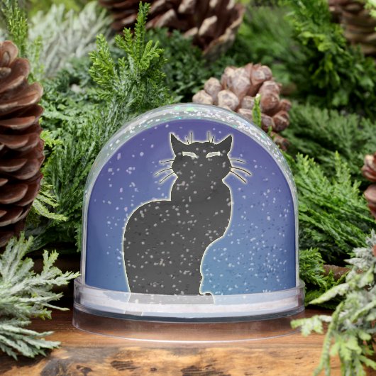 Cat Snow Globe Personalized Cat Lover Snow Globe Sneeuwbol (Winter)