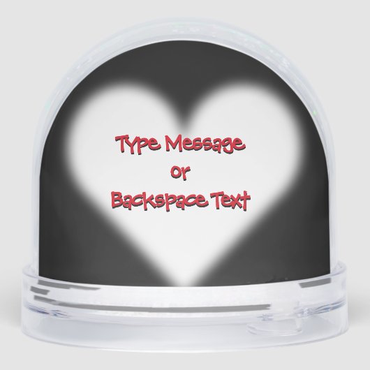 Cat Snow Globe Personalized Cat Lover Snow Globe Sneeuwbol (Achterkant)