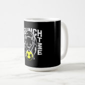 Cat Soccer Crunch Mug Perfect Gift for Soccer Fan (Devant droit)