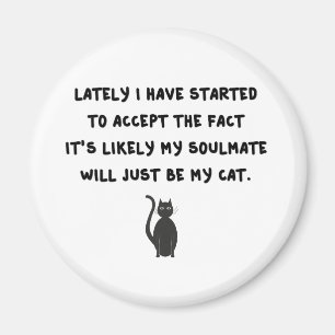 Cat Soulmate Magneet