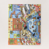 Cat Spa 635 funny Illustration Legpuzzel (Verticaal)