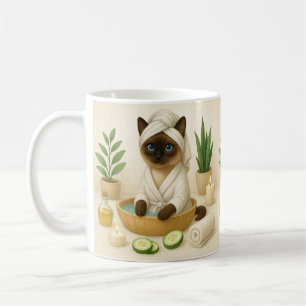 Cat Spa thema voor kattenliefhebbers Koffiemok