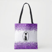 Cat Sparkle Canvas tas! Draagtas (Voorkant)