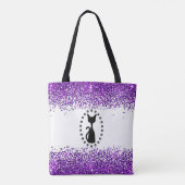 Cat Sparkle Canvas tas! Draagtas (Achterkant)