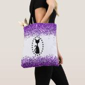 Cat Sparkle Canvas tas! Draagtas (Dichtbij)