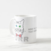 Cat Spint grappig aanpasbaar Koffiemok (Voorkant links)