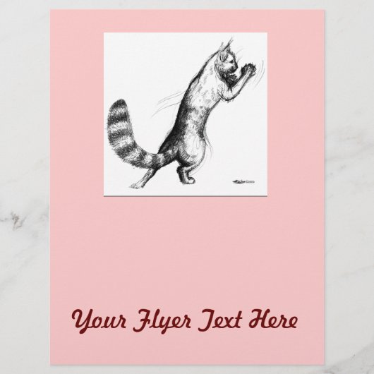 Cat Springing2 Flyer (Voorkant)