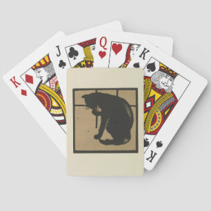 Cat - Square Animals Illustratie Pokerkaarten