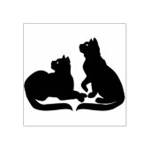 Cat Stamps Leuke Cat Lover Rubber Stamps Rubberstempel (Afrduk)