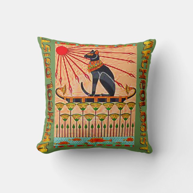 "Cat-staroveký" Kussen (Voorkant)
