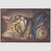 Cat Steampunk 3 Decoupage papier (Voorkant)