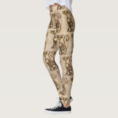 Cat Steampunk Retro Style Machine Leggings (Links)