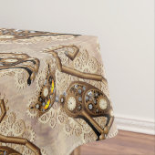 Cat Steampunk  Retro Style Machine Tafelkleed (Voorbeeld)