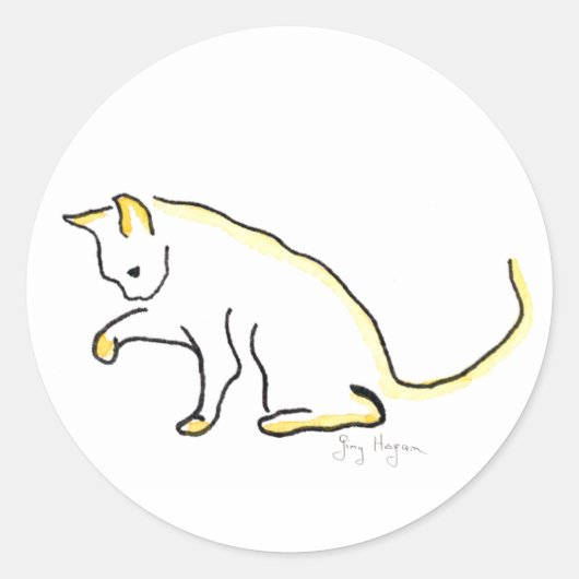 Cat Sticker (Voorkant)