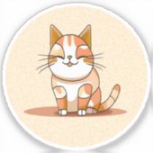 cat sticker (Voorkant)