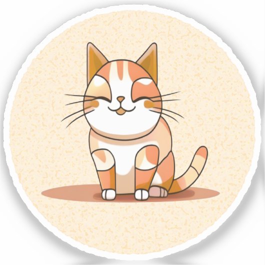cat sticker (Voorkant)