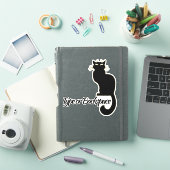 Cat Stickers Personalized Le Chat Cat Decals (iPad Cover)