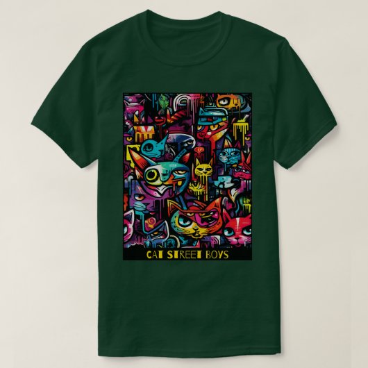 Cat Street Boys T-shirt (Design voorkant)