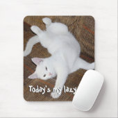 Cat Stretch - Mousepad Muismat (Met muis)