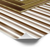 Cat Stripe Brown Poster Perfect Poster (Hoek)