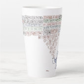 Cat Strong Coffee Latte Mok (Voorkant)