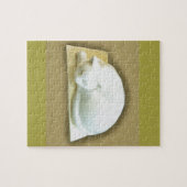 Cat sur Gold Box II Jigsaw Puzzle (Horizontal)