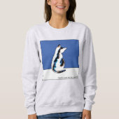 Cat sweatshirt blauw (Voorkant)