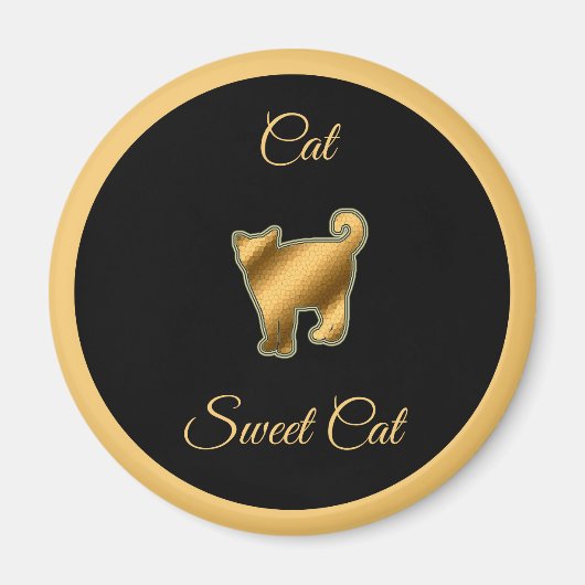 Cat Sweet Cat Magneet (Voorkant)