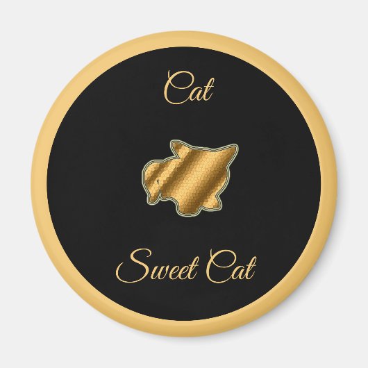 Cat Sweet Cat Magneet (Voorkant)