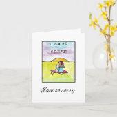 Cat Sympathcard Kaart (Gele Bloem)