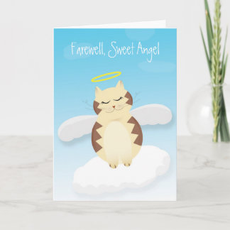 Cat Sympathiekaart - Farewell, Sweet Angel Kaart
